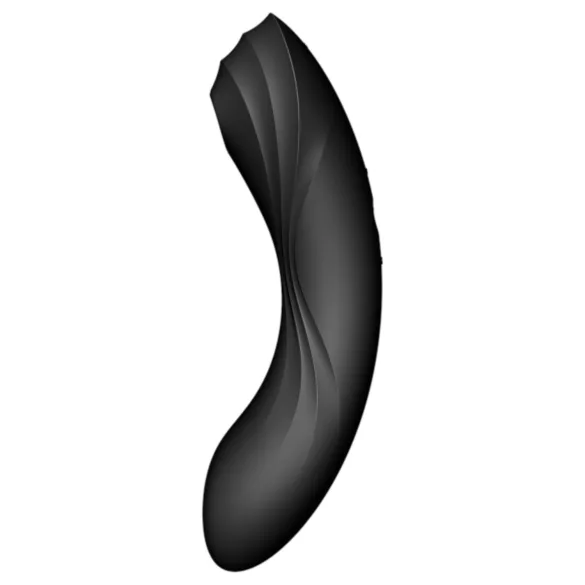Satisfyer Curvy Trinity 4 - lufttrykks 2-i-1‑vibrator (svart)