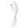 Satisfyer Curvy Trinity 5+ - smart 2-i-1 vibrator (hvit)