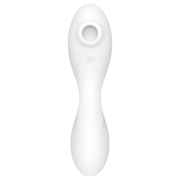 Satisfyer Curvy Trinity 5+ - smart 2-i-1 vibrator (hvit)