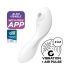 Satisfyer Curvy Trinity 5+ - smart 2-i-1 vibrator (hvit)