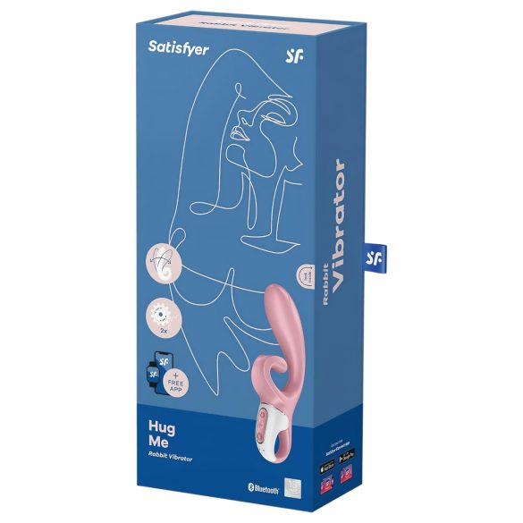 Satisfyer Hug Me – smart klitorisvibrator med arm (rosa)