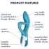 Satisfyer Embrace Me - oppladbar klitorisvibrator (turkis)