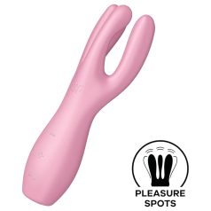 Satisfyer Threesome 3 - oppladbar klitorisvibrator (rosa) Satisfyer Threesome 3 - oppladbar klitorisvibrator (rosa)