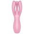 Satisfyer Threesome 3 - oppladbar klitorisvibrator (rosa)