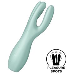 Satisfyer Threesome 3 - oppladbar klitorisvibrator (mint) Satisfyer Threesome 3 - oppladbar klitorisvibrator (mint)