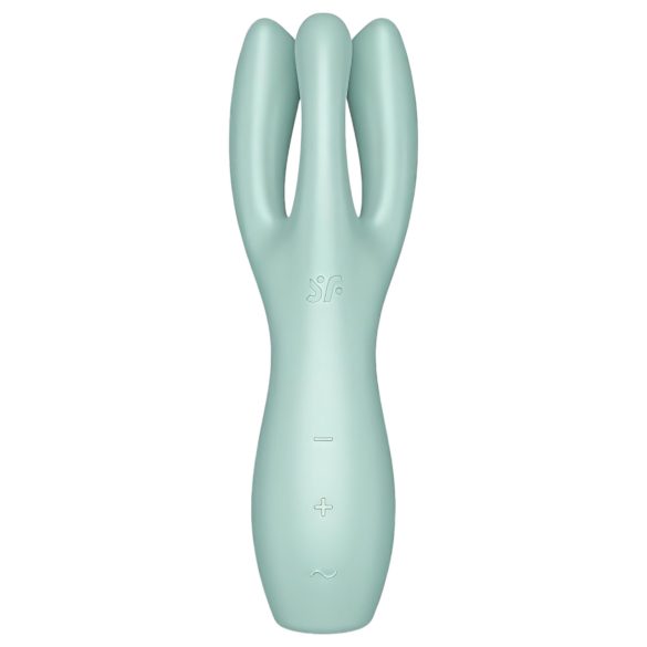 Satisfyer Threesome 3 - oppladbar klitorisvibrator (mint)