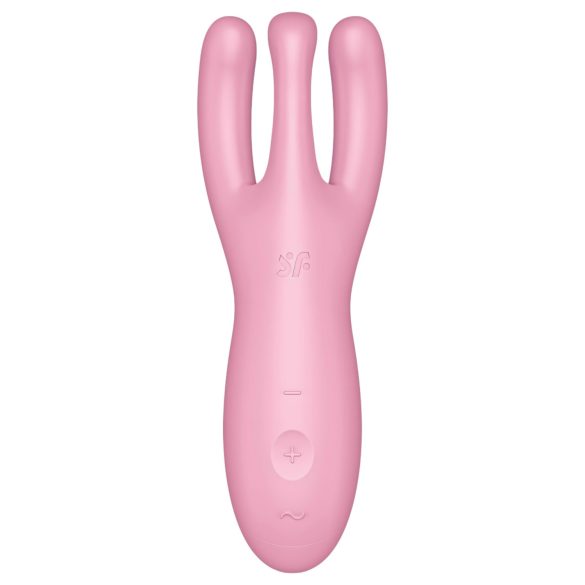 Satisfyer Threesome 4 - smart klitorisvibrator (rosa)