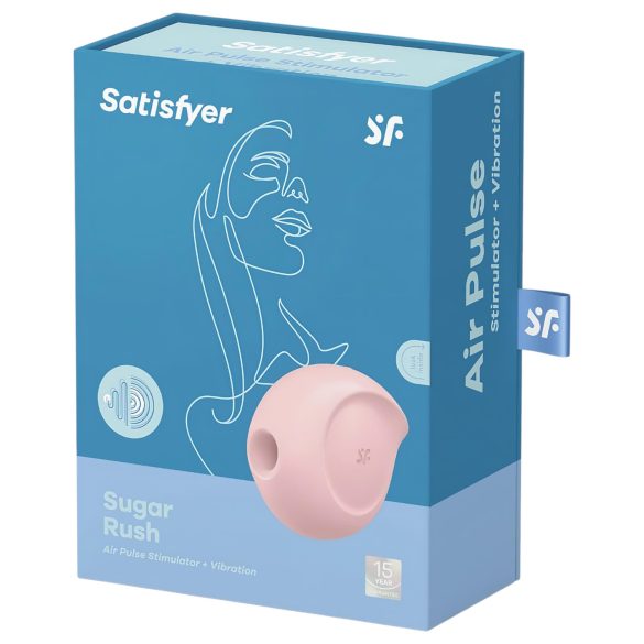 Satisfyer Sugar Rush - lufttrykk klitorisvibrator (rosa)
