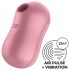 Satisfyer Cotton Candy - luftbølgevibrator for klitoris (korall)