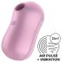 Satisfyer Cotton Candy - oppladbar lufttrykk-klitorisvibrator (lilla)