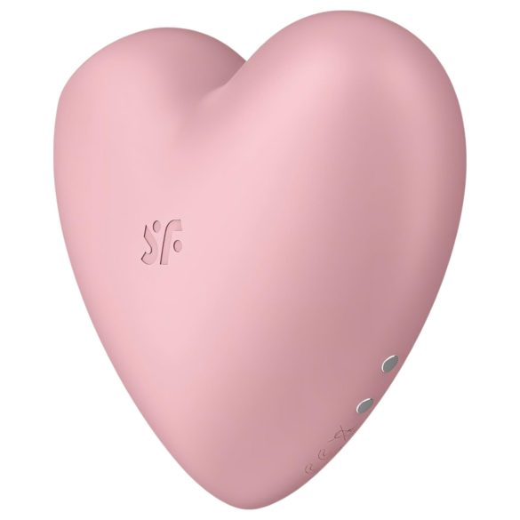 Satisfyer Cutie Heart - oppladbar lufttrykk klitorisstimulator (rosa)