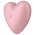 Satisfyer Cutie Heart - oppladbar lufttrykk klitorisstimulator (rosa)