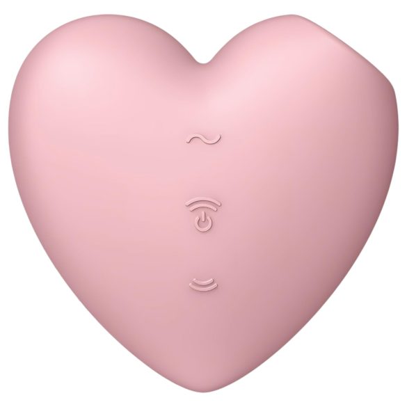 Satisfyer Cutie Heart - oppladbar lufttrykk klitorisstimulator (rosa)