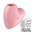 Satisfyer Cutie Heart - oppladbar lufttrykk klitorisstimulator (rosa)