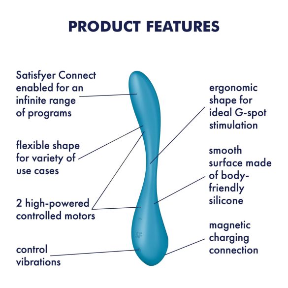 Satisfyer G-spot Flex 5 - smart G-punktvibrator (grønn)