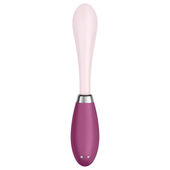 Satisfyer G-Spot Flex 3 - oppladbar G-punktvibrator (rosa-rød)