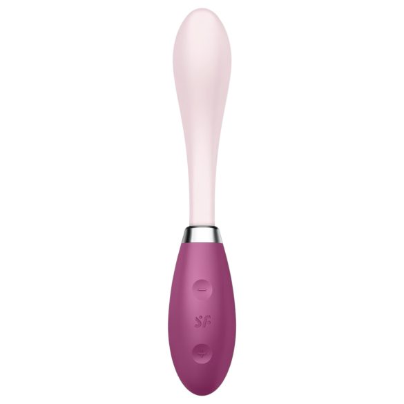 Satisfyer G-Spot Flex 3 - oppladbar G-punktvibrator (rosa-rød)