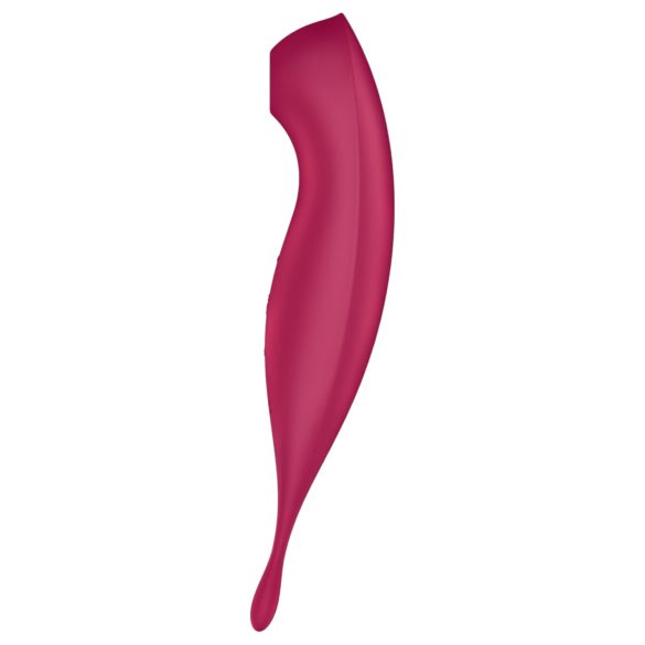 Satisfyer Twirling Pro - smart 2-i-1 klitorisvibrator (rød)