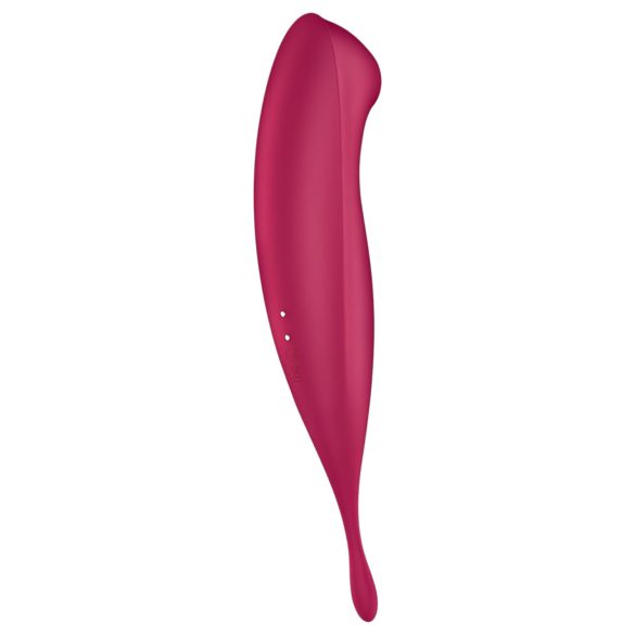 Satisfyer Twirling Pro - smart 2-i-1 klitorisvibrator (rød)