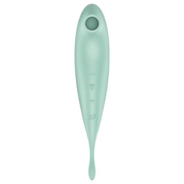 Satisfyer Twirling Pro - smart 2-i-1 klitorisvibrator (mint)