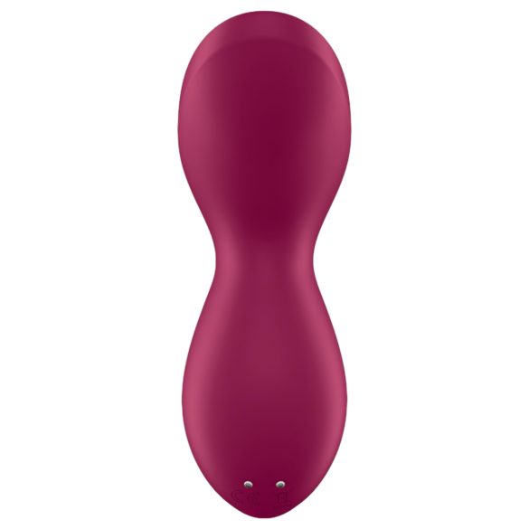 Satisfyer Exciterrr - roterende perlevibrator for klitoris (rød)