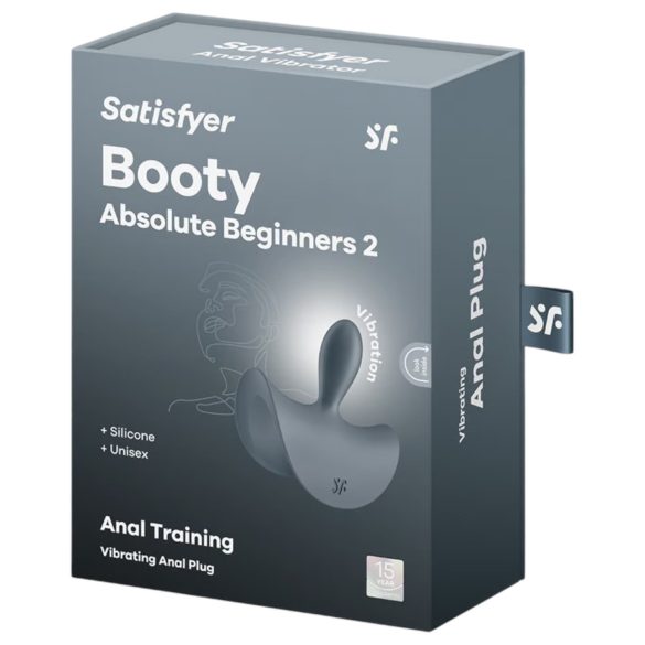 Satisfyer Booty Absolute Beginners 2 - analvibrator (grå)
