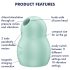 Satisfyer Pro To Go 1 - Oppladbar, lufttrykk-klitorisstimulator (mint)