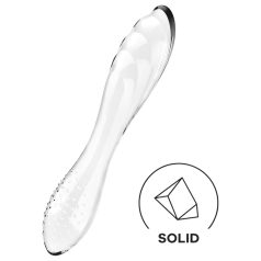 Satisfyer Dazzling Crystal 1 - To-ended Glassdildo (Gjennomsiktig)   Satisfyer Dazzling Crystal 1 - To-ended Glassdildo (Gjennomsiktig)