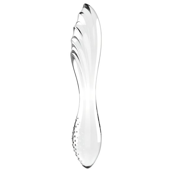 Satisfyer Dazzling Crystal 1 - To-ended Glassdildo (Gjennomsiktig)