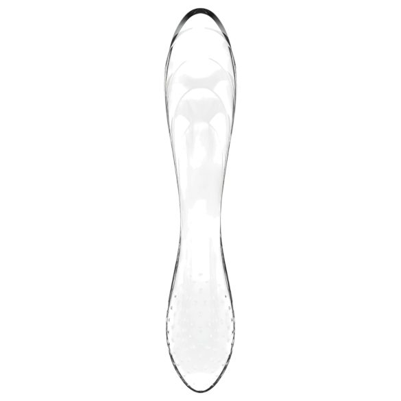 Satisfyer Dazzling Crystal 1 - To-ended Glassdildo (Gjennomsiktig)