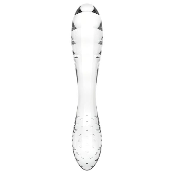 Satisfyer Dazzling Crystal 1 - To-ended Glassdildo (Gjennomsiktig)