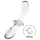 Satisfyer Double Crystal - tosidig glassdildo (gjennomsiktig)