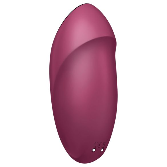 Satisfyer Tap & Climax 1 - 2-i-1 vibrator og klitorisstimulator (rød)