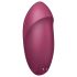 Satisfyer Tap & Climax 1 - 2-i-1 vibrator og klitorisstimulator (rød)