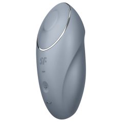 Satisfyer Tap & Climax 1 - 2i1 klitorisvibrator (grå)