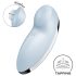 Satisfyer Tap & Climax 2 - 2i1 klitoris- og vibrator (blå)