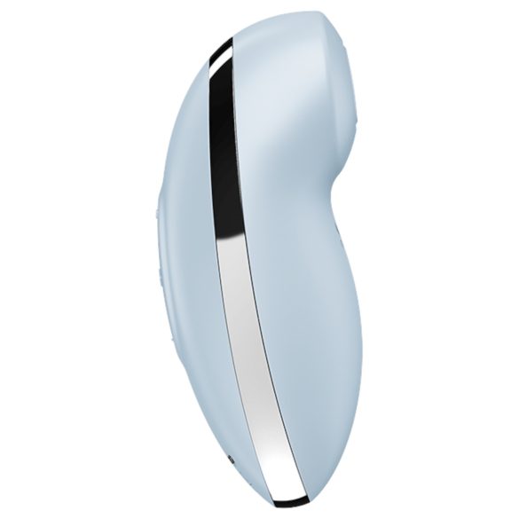 Satisfyer Tap & Climax 2 - 2i1 klitoris- og vibrator (blå)