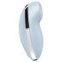 Satisfyer Tap & Climax 2 - 2i1 klitoris- og vibrator (blå)