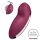 Satisfyer Tap & Climax 2 - 2-i-1 klitoris stimulator og vibrator (rød)