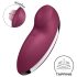 Satisfyer Tap & Climax 2 - 2-i-1 klitoris stimulator og vibrator (rød)