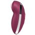Satisfyer Tap & Climax 2 - 2-i-1 klitoris stimulator og vibrator (rød)