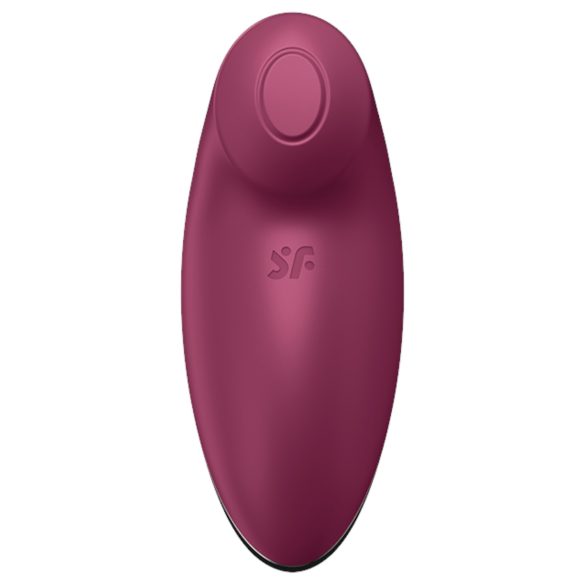 Satisfyer Tap & Climax 2 - 2-i-1 klitoris stimulator og vibrator (rød)