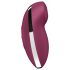 Satisfyer Tap & Climax 2 - 2-i-1 klitoris stimulator og vibrator (rød)