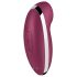 Satisfyer Tap & Climax 2 - 2-i-1 klitoris stimulator og vibrator (rød)