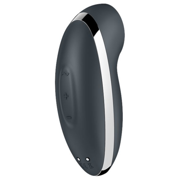 Satisfyer Tap & Climax 2 - 2i1 klitorisvibrator (grå)