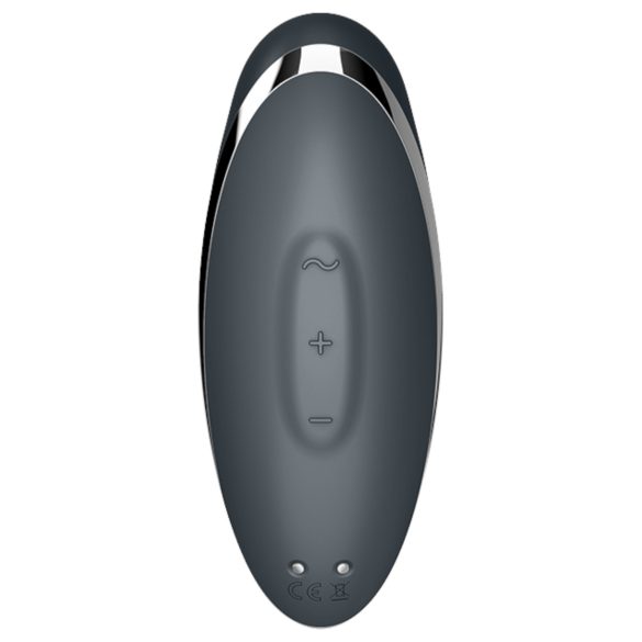 Satisfyer Tap & Climax 2 - 2i1 klitorisvibrator (grå)