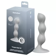 Satisfyer Triple Ball-R - perle dildo (grå)