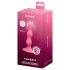 Satisfyer Triple Ball-R - perlevibrator for analt bruk (rød)