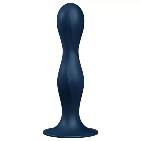 Satisfyer Double Ball-R - vektet dildo (blå)