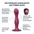 Satisfyer Double Ball-R - sugekoppvekter dildo (rød)